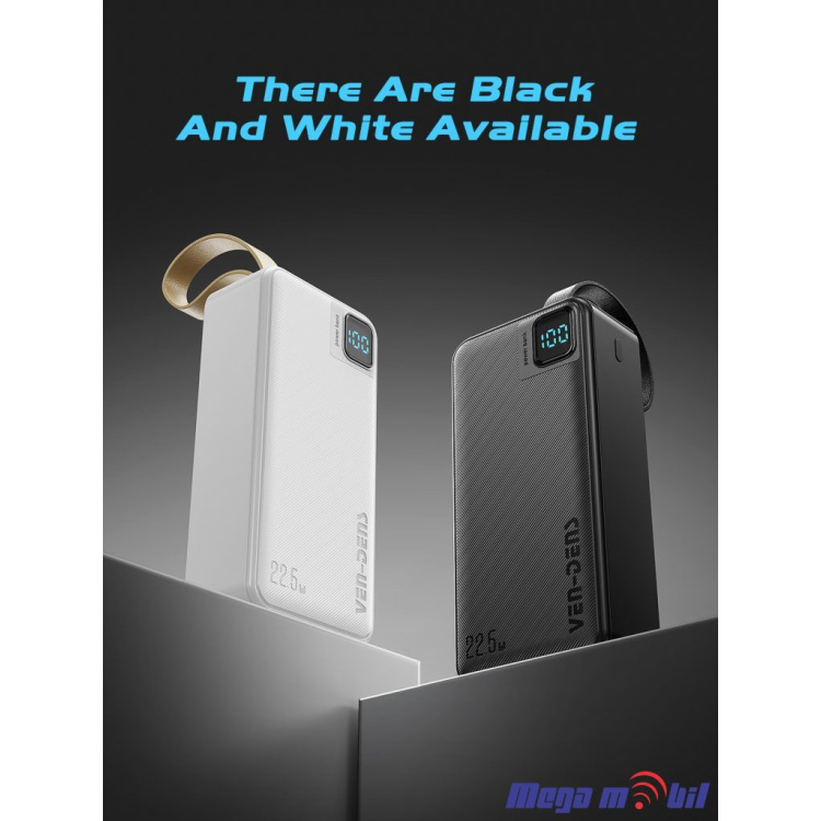 Baterija eksterna 30000mAh VD-PB062 white