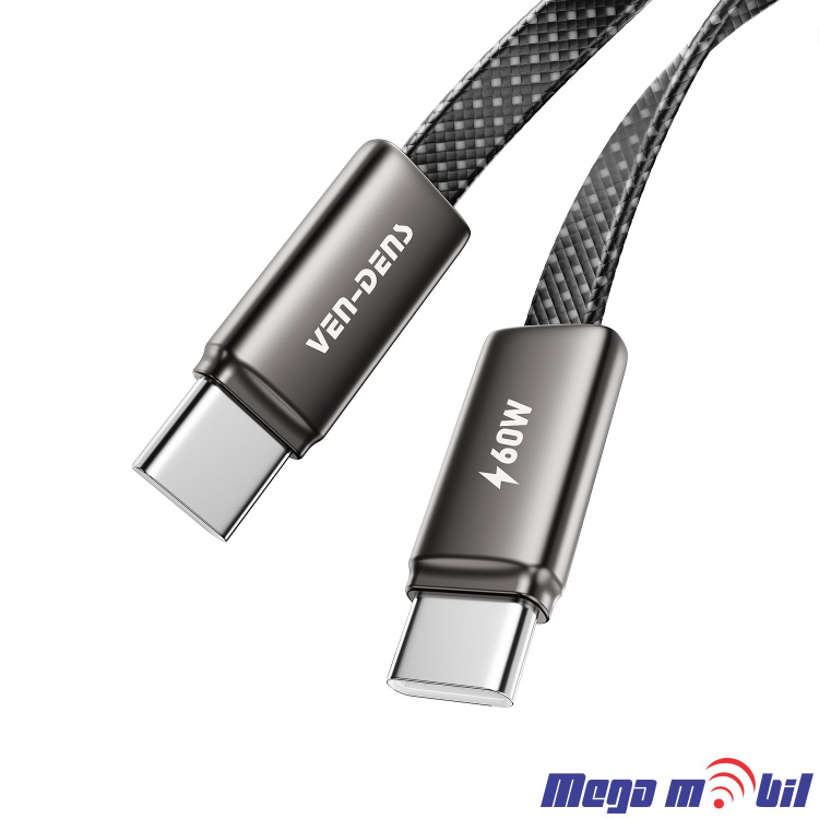 Data Kabel Type C PD VD-DC22CC 60W 1m FAST black