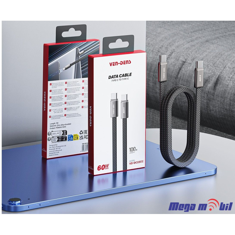 Data Kabel iPhone PD FAST VD-DC22CL 27W 1m white