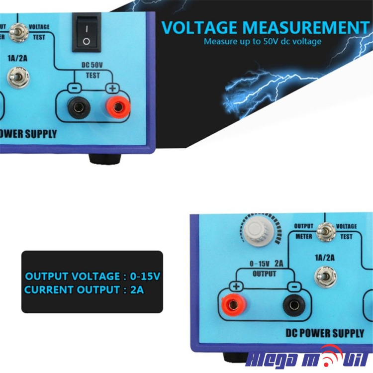 Napojuvanje P-1502TN 15V 2A digital plus analog