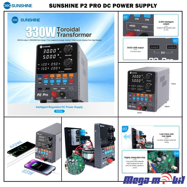 Napojuvanje P2 Pro 30V 5A