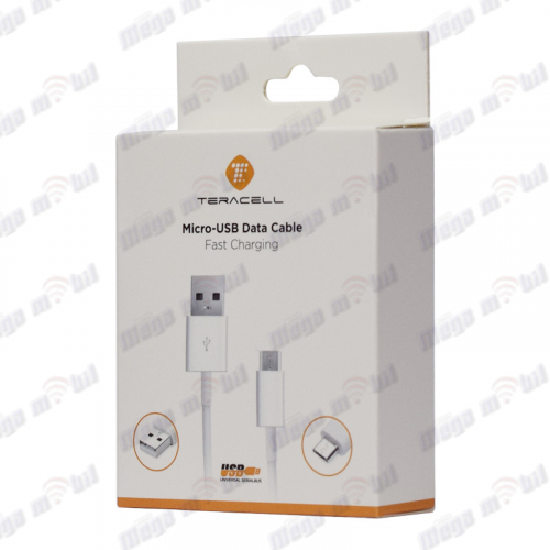 Data Kabel Micro Teracell Plus 2.1A 1.2m FAST White