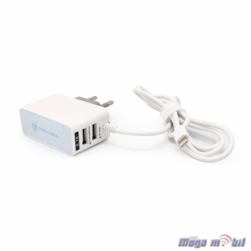 Polnac 220V iPhone Teracell Prime USB2 2A 2USB.