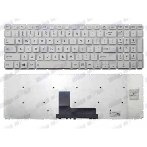 Tastatura za laptop Toshiba L50-B L50D-B L50DT-B L50T-B white