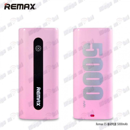 Baterija eksterna 5000mAh REMAX E5 pink