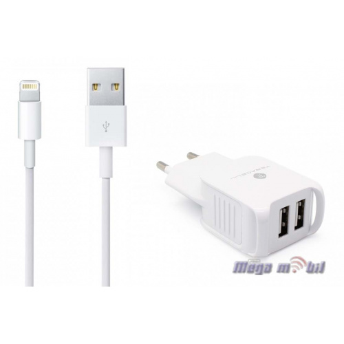 Polnac 220V iPhone Teracell Ultra LP02 2A 2USB.