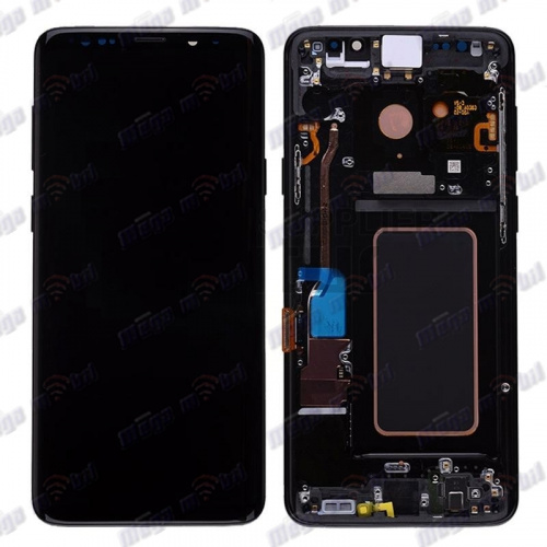 Ekran Samsung G965 S9 plus komplet Black full org