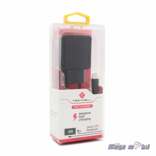 Polnac 220V Type C Fast Charger Teracell TC-31 2.1A black