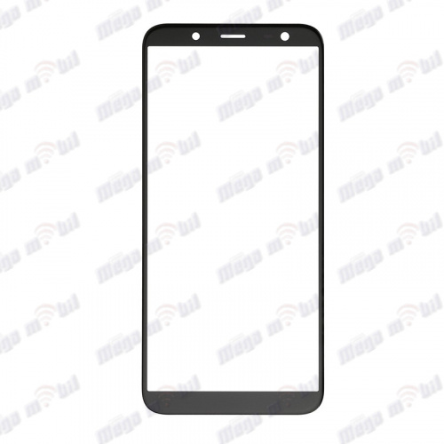 Staklo Samsung J6/J600F so OCA Black 