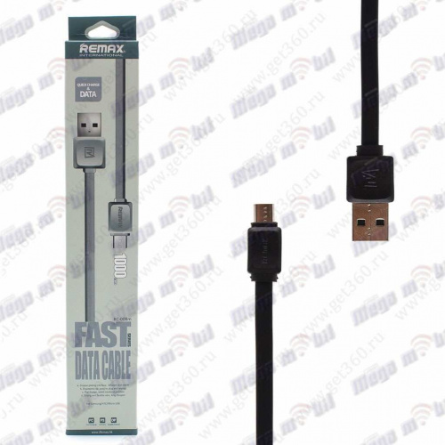 Data Kabel Type C REMAX Fast RC-008 1m black