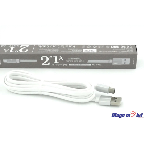 Data Kabel Type C REMAX Kerolla RC-094a 2m white