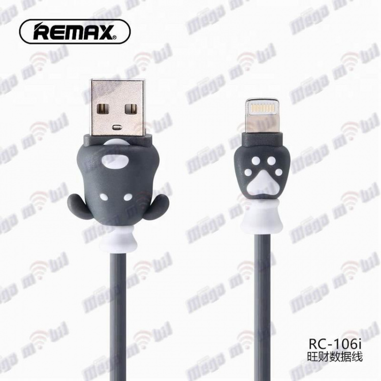 Data Kabel iPhone REMAX Fortune RC-106i grey