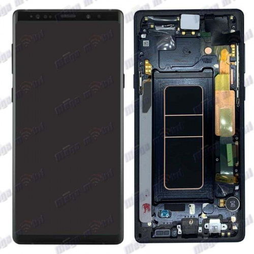 Ekran Samsung N960F Note 9 komplet Black full org