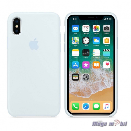 Futrola iPhone XS Max Silicone Original light blue