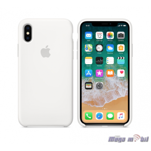 Futrola iPhone XS Max Silicone Original white