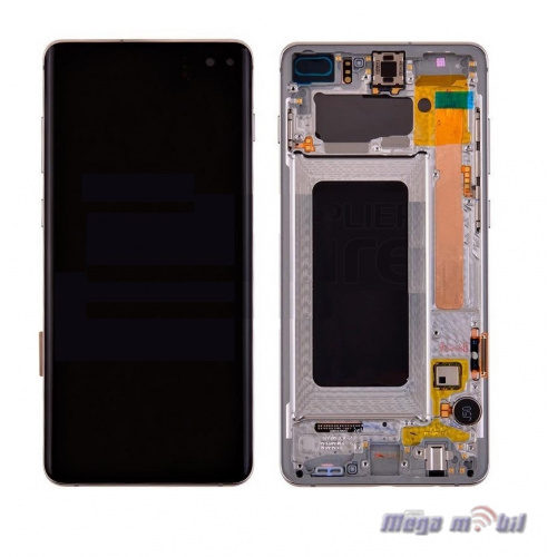 Ekran Samsung G975 S10 plus komplet Silver full org