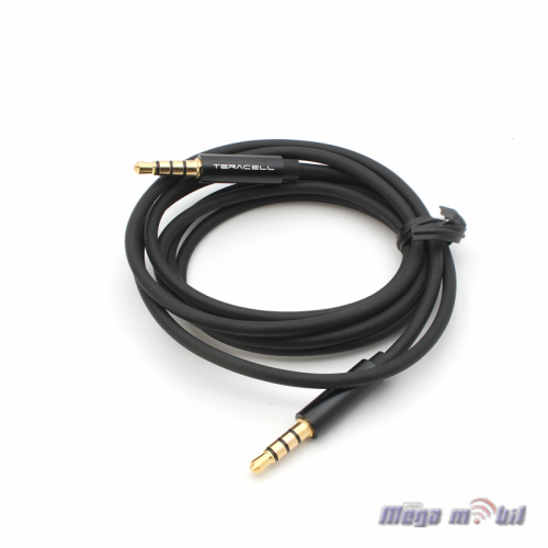 Kabel Stereo AUX Teracell 1.2m black