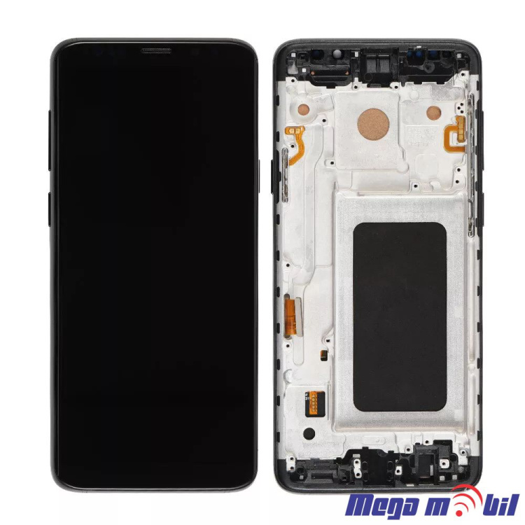 Ekran Samsung G965 S9 plus komplet Black Repariran SO RAMKA
