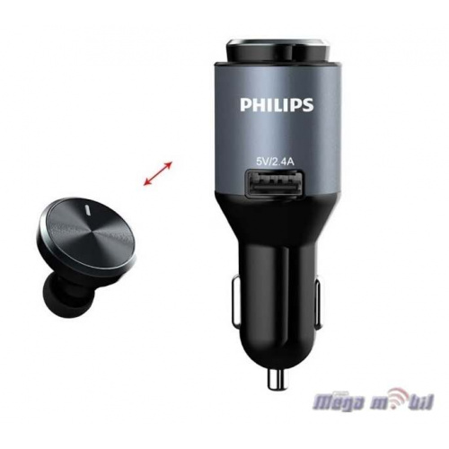 Polnac 12V/24V PHILIPS 2.4A so Bluetooth slusalka 2 vo 1