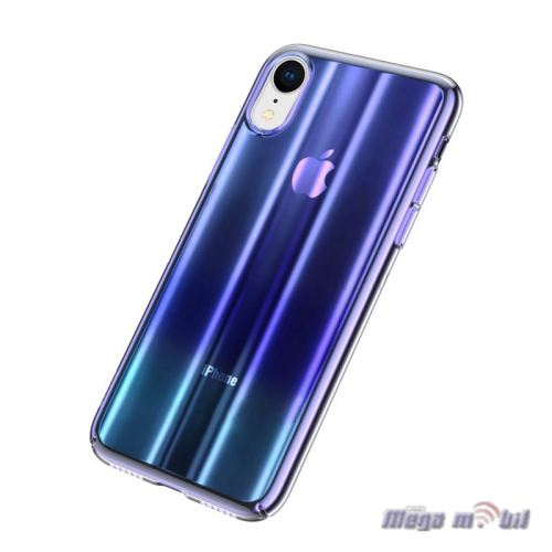 Futrola iPhone XR Baseus Aurora Transparent Blue