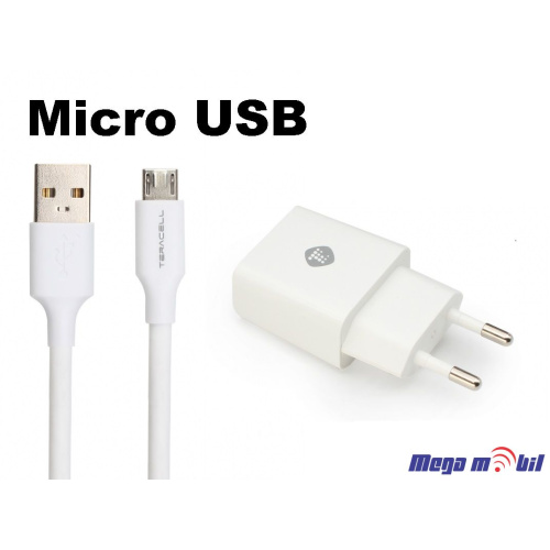 Polnac 220V Micro Teracell Evolution TC-02 1USB 2.1A white.