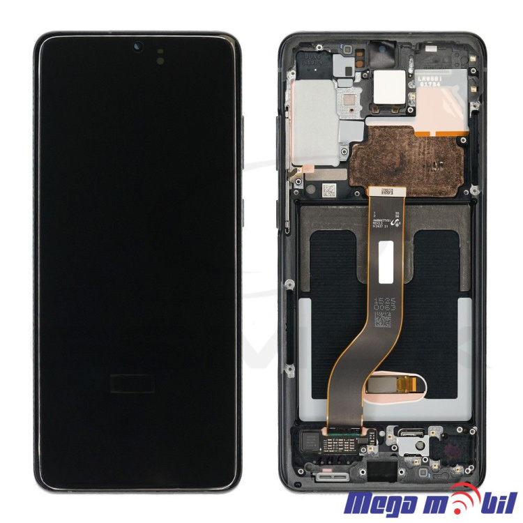 Ekran Samsung G985 S20 plus SO RAMKA Black full org