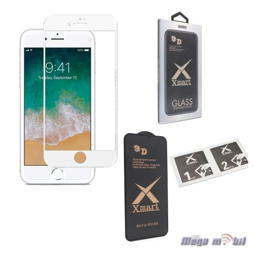 Tempered glass za iPhone 6 X Mart 9D white