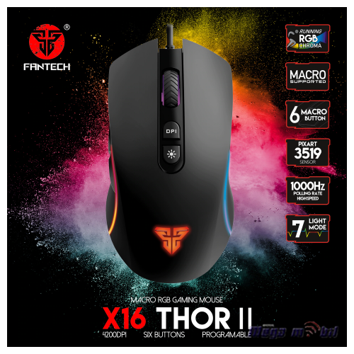 Gluvce Fantech Gaming X16 Thor II black