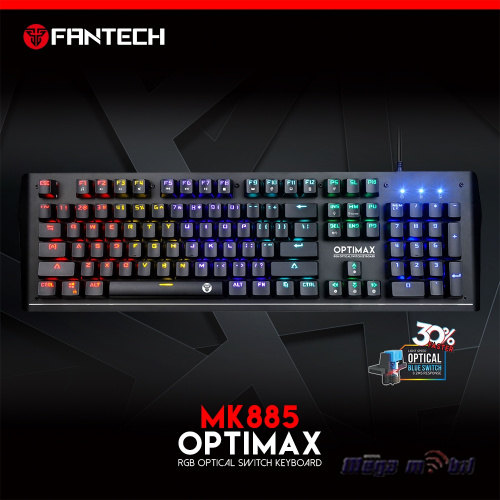 Tastatura Fantech Gaming MK885 RGB Optimax black.