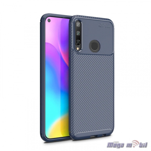 Futrola Huawei P40 lite E Carbon Defender dark blue.