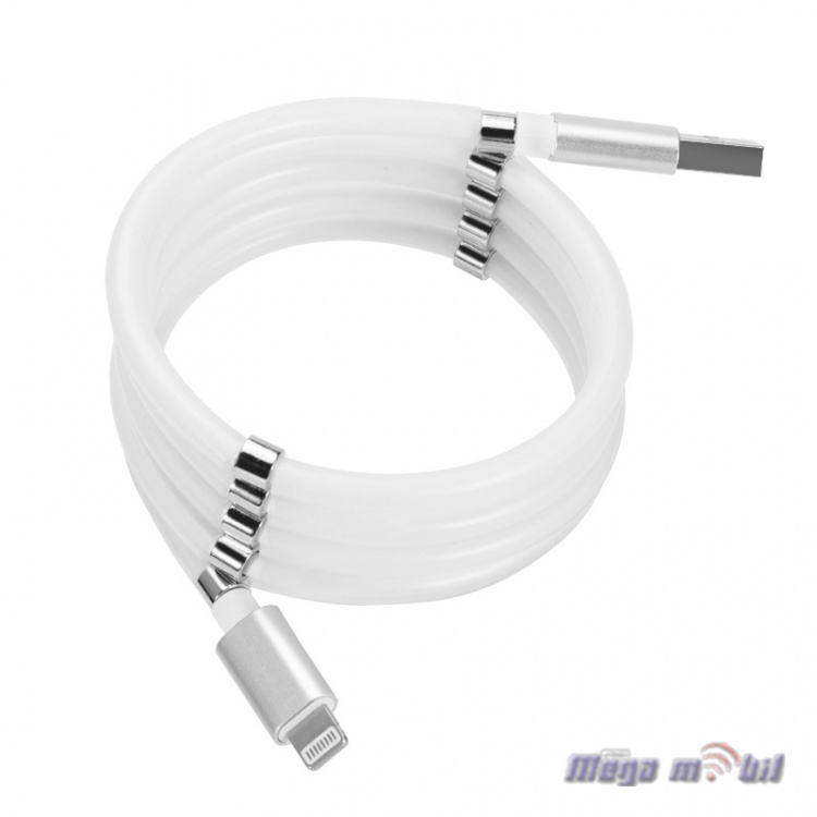 Data Kabel iPhone fast HST-236 Magnetic Rings white