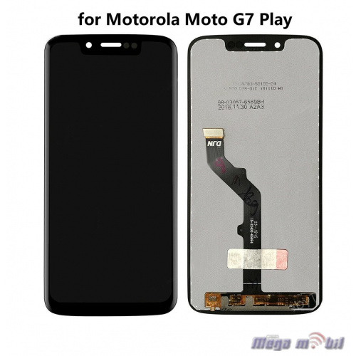 Ekran Motorola MOTO G7 Play komplet black