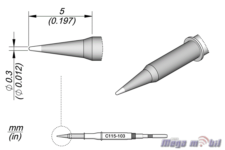 Vrv za Letkum JBC C115103