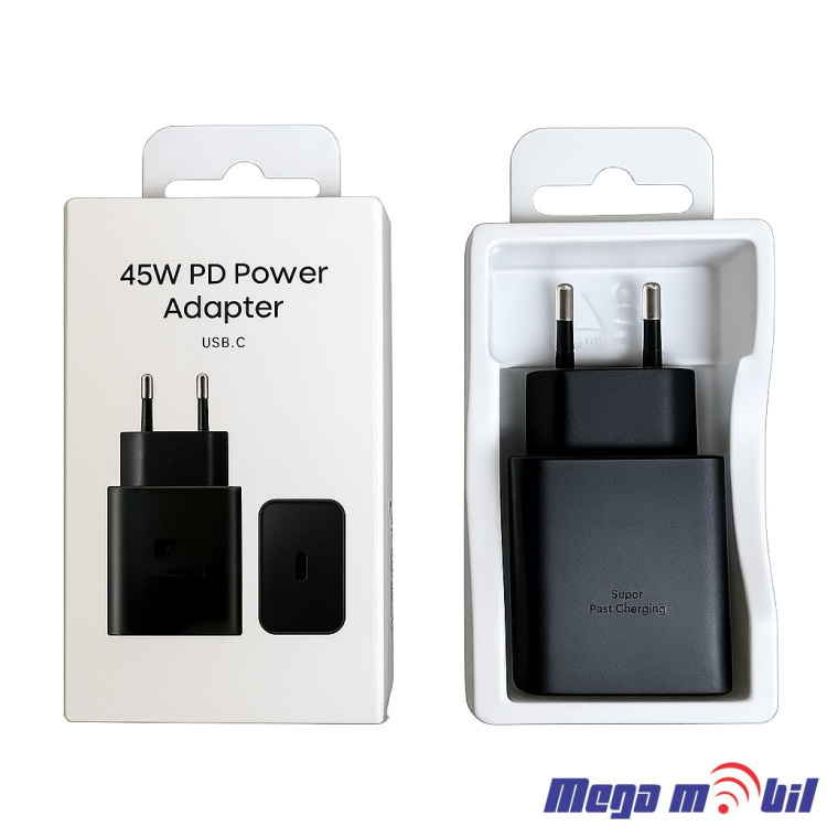 Polnac 220V Samsung 45W PD FAST black
