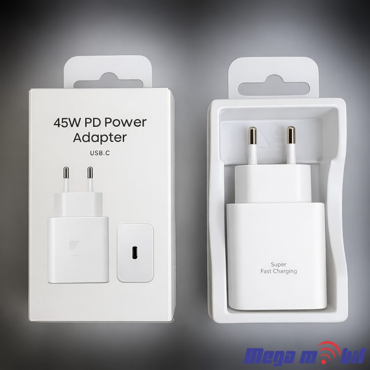 Polnac 220V Samsung 45W PD FAST white 
