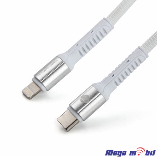 Data Kabel iPhone PD Teracell Evolution 2.4A white.