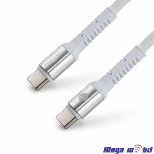 Data Kabel Type C PD Teracell Evolution 3A white.