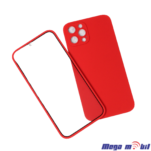 Futrola iPhone 12 Pro Max Full Cover 360 red.