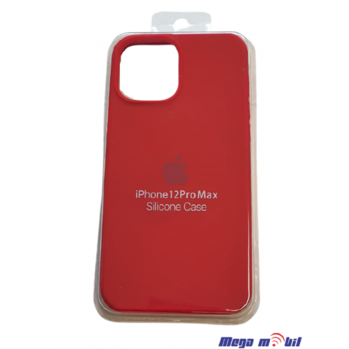 Futrola iPhone 12 Pro Max SIlicone Original red.