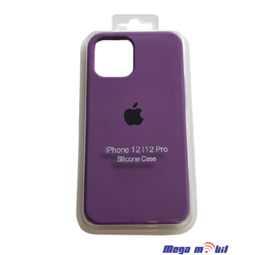 Futrola iPhone 12/ 12 pro Silicone original purple