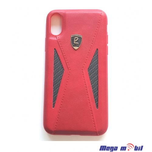 Futrola iPhone X Puloka Fabric red tip 1