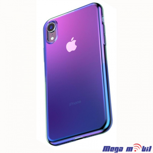 Futrola iPhone XR Baseus Glow transparent black