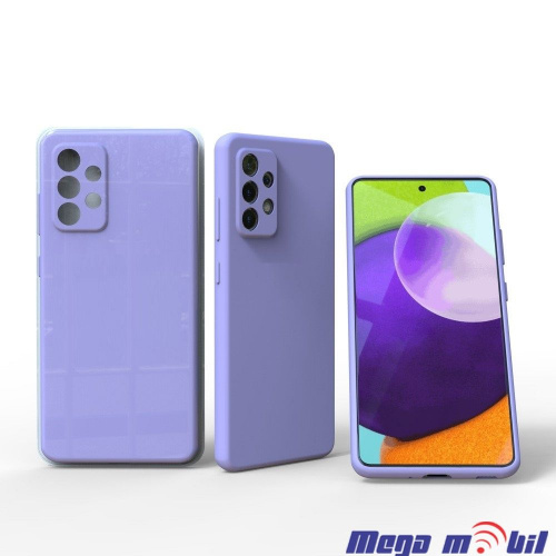 Futrola Samsung A52 4G/5G/ A525F/ A526B Silicon Color purple.