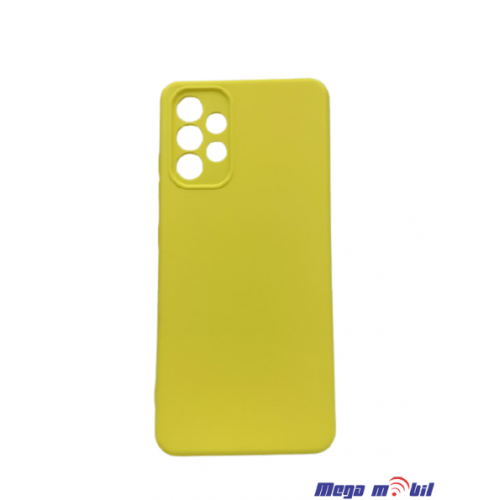 Futrola Samsung A52 4G/5G/ A525F/ A526B Silicon Color yellow.