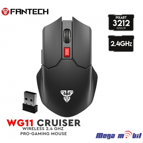 Gluvce Fantech Gaming Wireless WG11 Cruiser black.