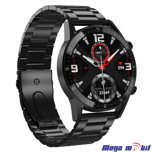 Smart Watch DT92 Black Metal