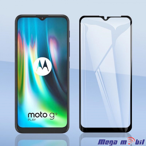 Tempered glass za Motorola Moto E7 plus/ Moto G9 play 5D black