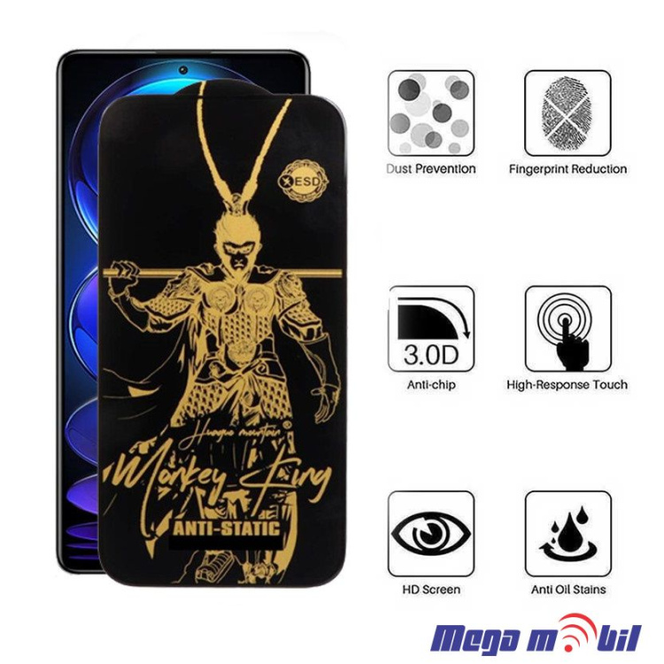 Tempered glass za Samsung A72 4G Black Monkey King