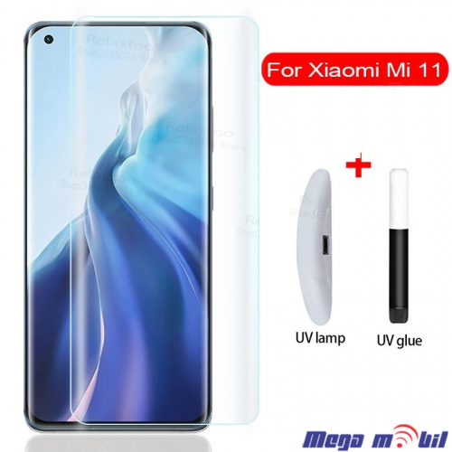 Tempered glass za Xiaomi Mi 11 UV GLUE 0.2mm Korea glass.