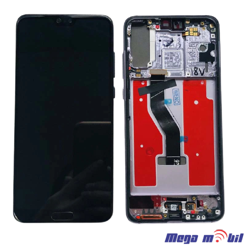 Ekran Huawei P20 Pro komplet SO RAMKA black 